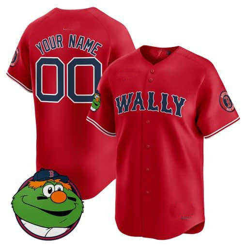 Custom B.Red Sox Wally Vapor Premier Limited Baseball Jerseys