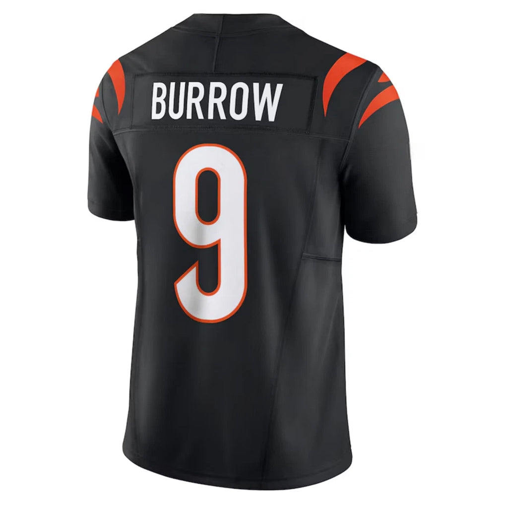 C.Bengals #9 Joe Burrow Player Black Vapor F.U.S.E. Limited Football Jerseys