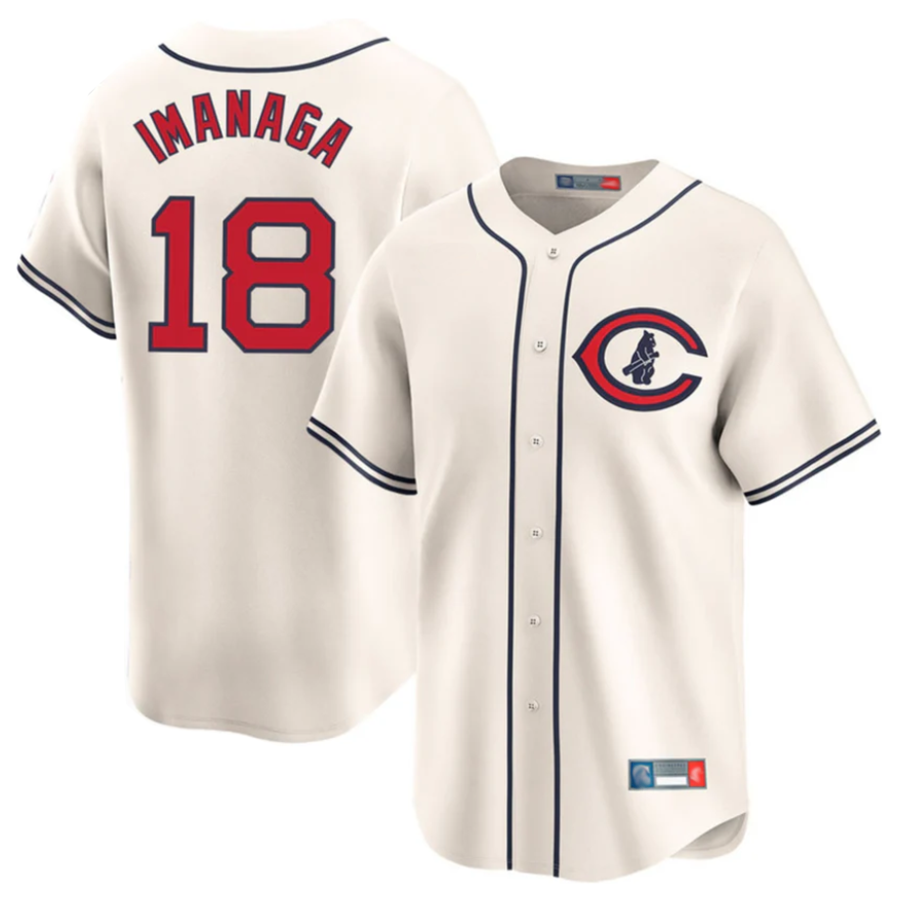 C.Cubs #18 Shota Imanaga Player Blue Home Limited Baseball Jerseys