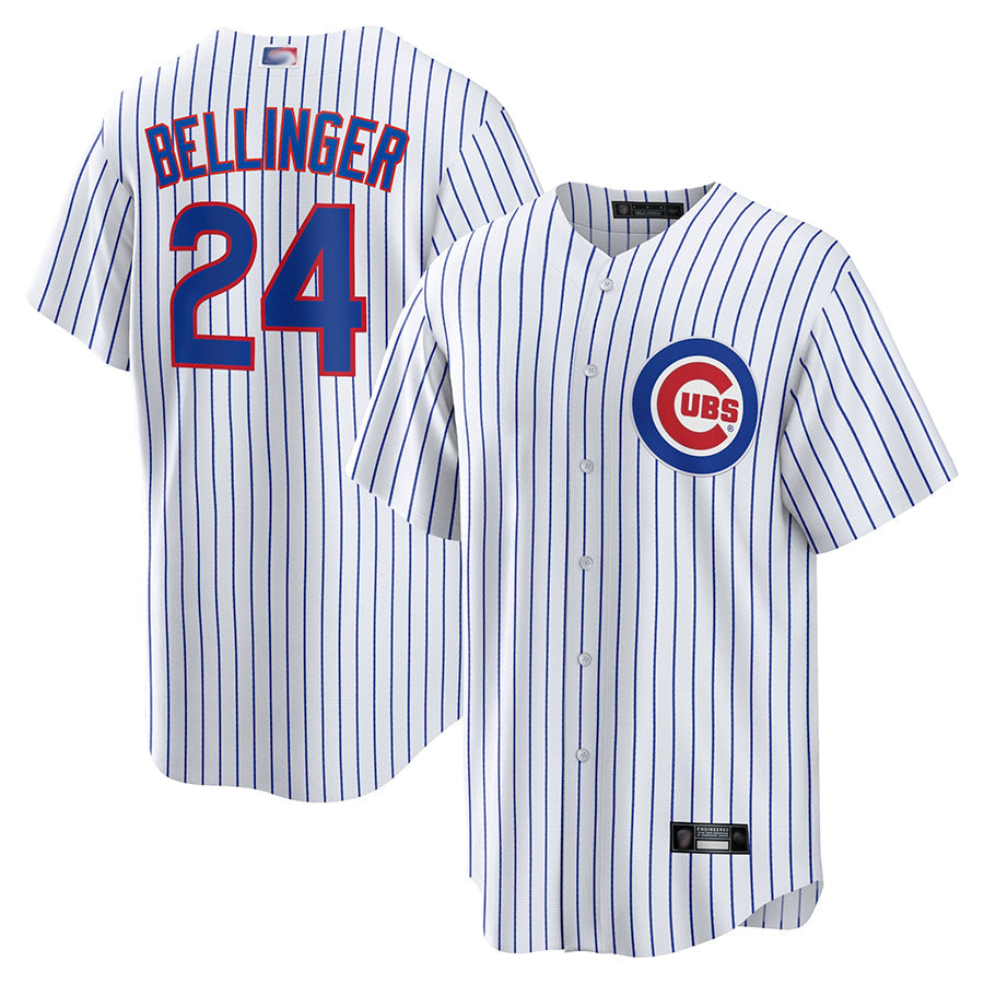 C.Cubs #24 Cody Bellinger Player Whtie Replica Game Baseball Jerseys