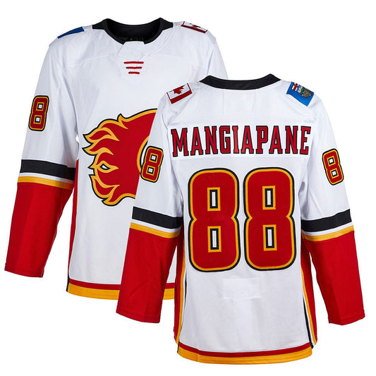 C.Flames #88 Andrew Mangiapane Fanatics Home Breakaway Player White Hockey Jerseys