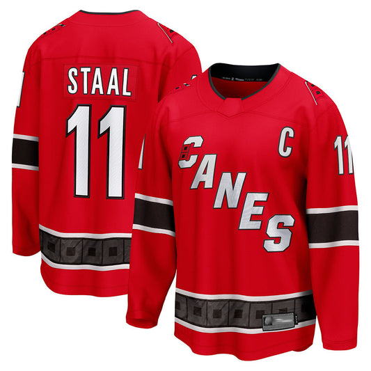C.Hurricanes #11 Jordan Staal Player Fanatics Special Edition 2.0 Breakaway Red Hockey Jersey