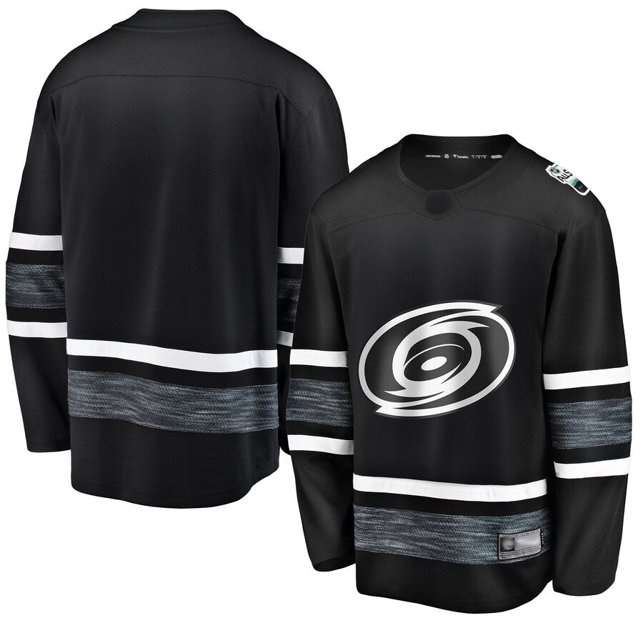 C.Hurricanes Blank Player Fanatics All-Star Game Replica Black Hockey Jerseys