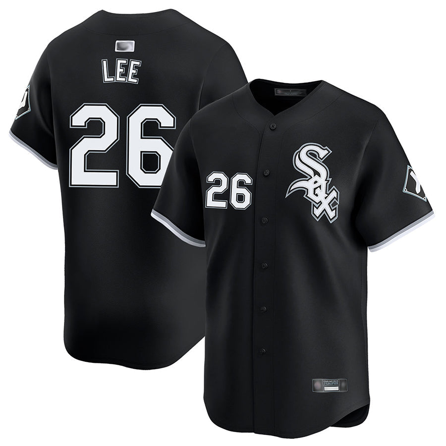 C.White Sox #26 Korey Lee Player White Home Cooperstown Collection Replica Baseball Jerseys