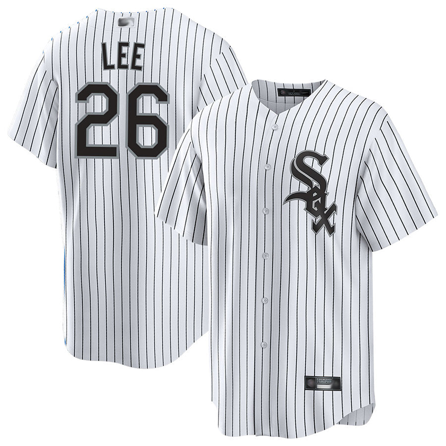 C.White Sox #26 Korey Lee Player White Replica Baseball Jerseys