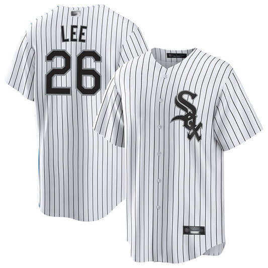 C.White Sox #26 Korey Lee Player White Replica Baseball Jerseys