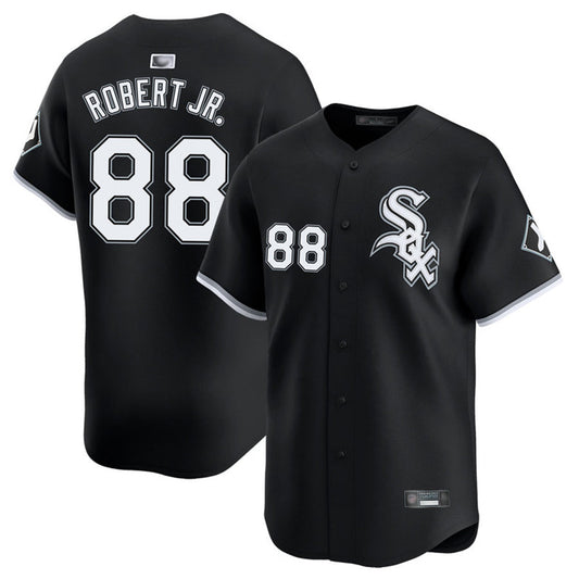 C.White Sox #88 Luis Robert Jr. Player Black Limited Baseball Jerseys
