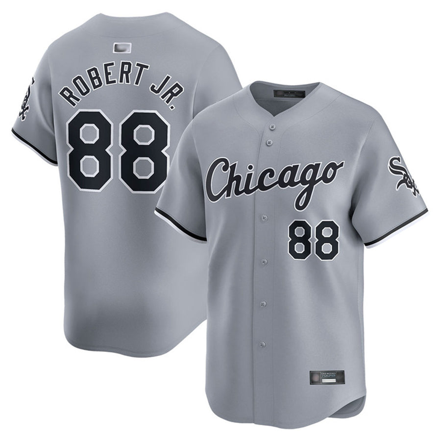 C.White Sox #88 Luis Robert Jr. Player Gray Road Limited Baseball Jerseys