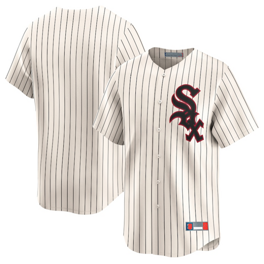C.White Sox Blank Player Cream Cooperstown Collection Limited Baseball Jerseys