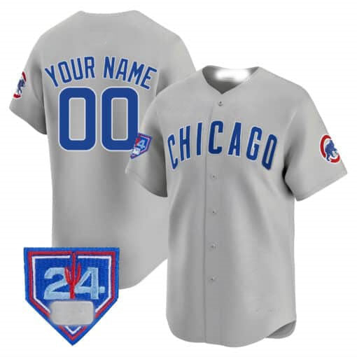 Custom C.Cubs Spring Training Patch Vapor Premier Limited Baseball Jerseys