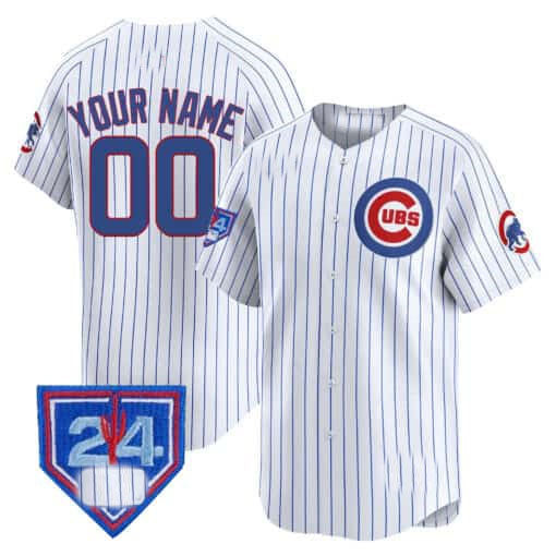 Custom C.Cubs Spring Training Patch Vapor Premier Limited Baseball Jerseys