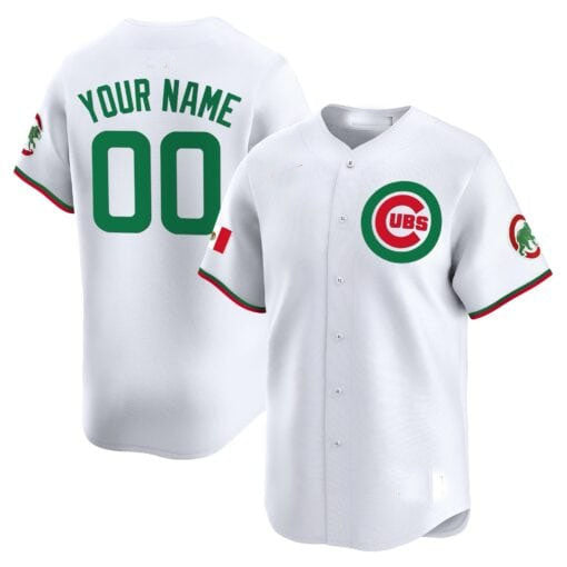 Custom C.Cubs Mexico Vapor Premier Limited V3 Stitched Baseball Jerseys