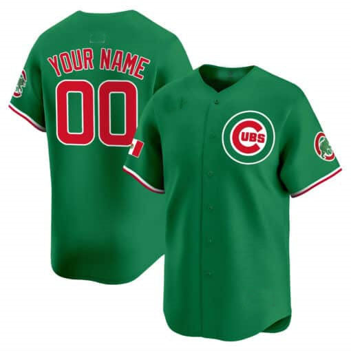 Custom C.Cubs Mexico Vapor Premier Limited V3 Stitched Baseball Jerseys