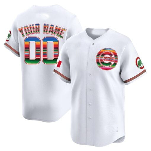 Custom C.Cubs Mexico Vapor Premier Limited Stitched Baseball Jerseys
