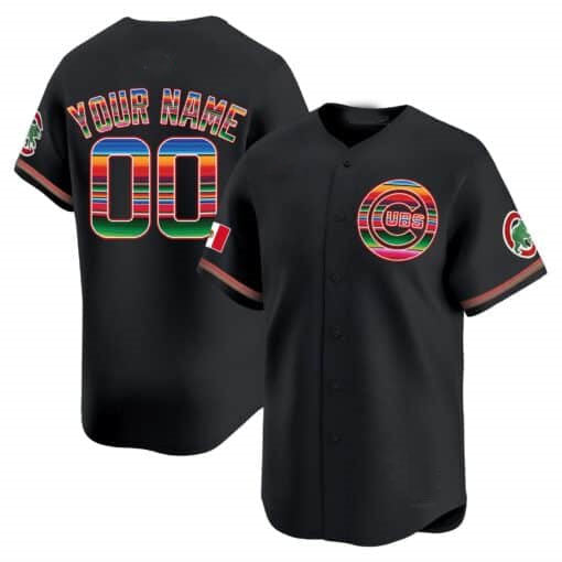 Custom C.Cubs Mexico Vapor Premier Limited Stitched Baseball Jerseys
