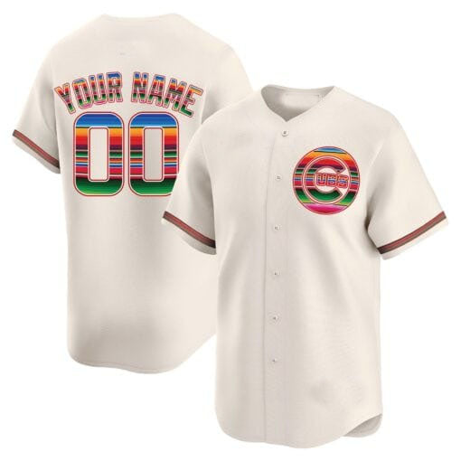 Custom C.Cubs Mexico Vapor Premier Limited Stitched Baseball Jerseys