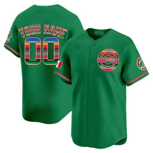 Custom C.Cubs Mexico Vapor Premier Limited Stitched Baseball Jerseys