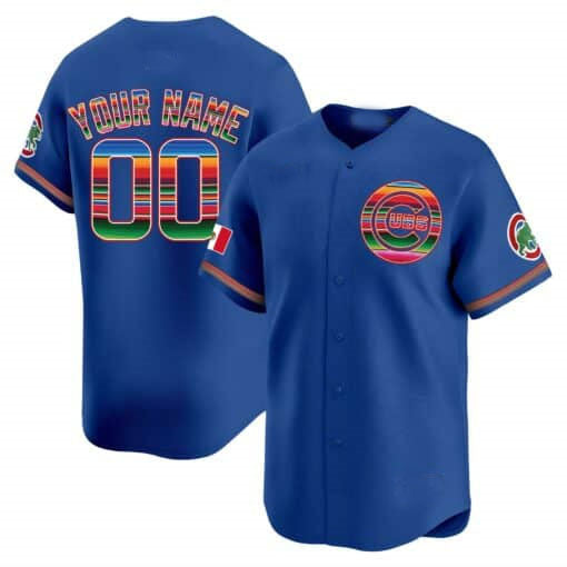Custom C.Cubs Mexico Vapor Premier Limited Stitched Baseball Jerseys