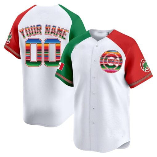Custom C.Cubs Mexico Vapor Premier Limited Stitched Baseball Jerseys