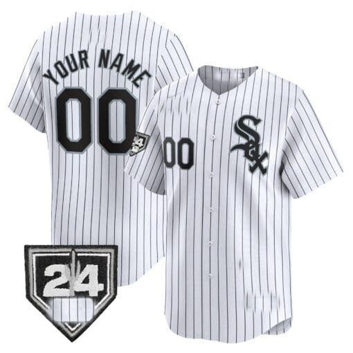 Custom C.White Sox Spring Training Patch Vapor Premier Limited Stitched Baseball Jerseys