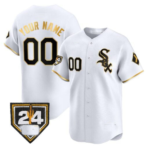 Custom C.White Sox Spring Training Patch Vapor Premier Limited Stitched Baseball Jerseys