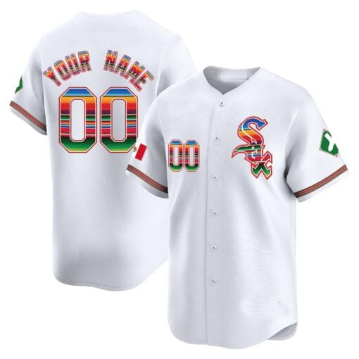 Custom C.White Sox Mexico Vapor Premier Limited V2 Stitched Baseball Jerseys