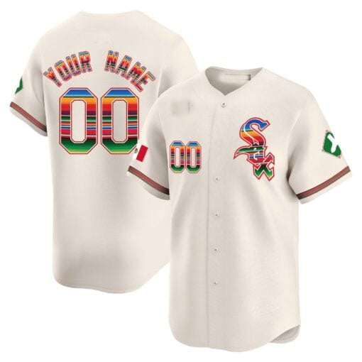 Custom C.White Sox Mexico Vapor Premier Limited V2 Stitched Baseball Jerseys