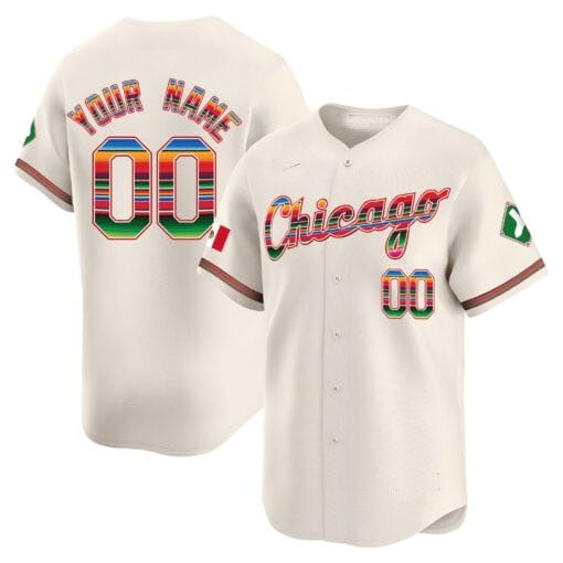 Custom C.White Sox Mexico Vapor Premier Limited V3 Stitched Baseball Jerseys