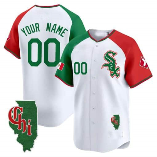 Custom C.White Sox Mexico Vapor Premier Limited Stitched Baseball Jerseys