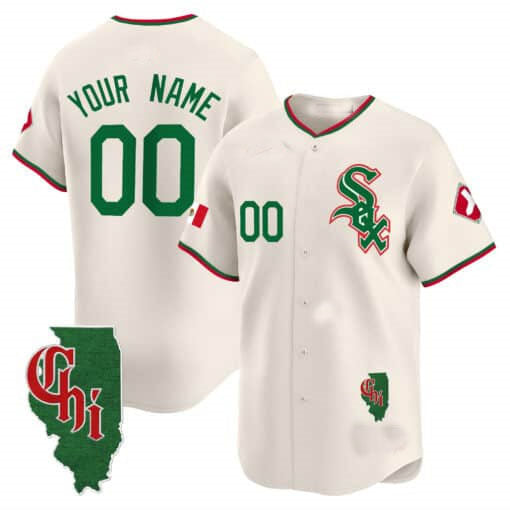 Custom C.White Sox Mexico Vapor Premier Limited Stitched Baseball Jerseys