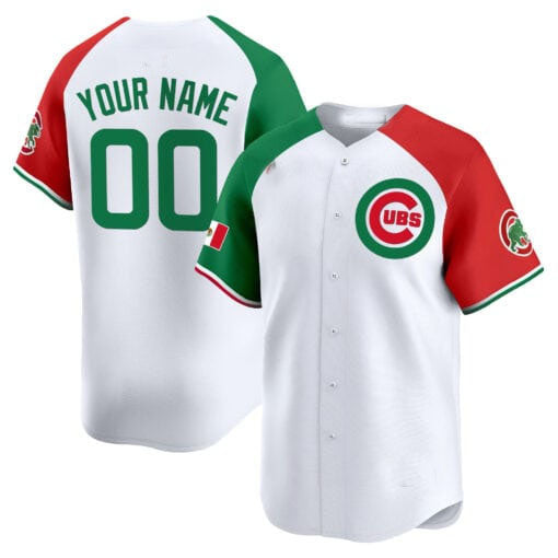 Custom C.Cubs Mexico Vapor Premier Limited V3 Stitched Baseball Jerseys