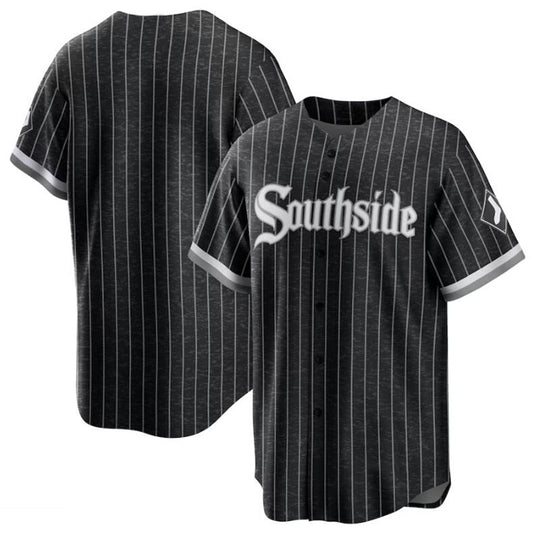 C.White Sox Blank Player Black City Connect Replica Baseball Jerseys