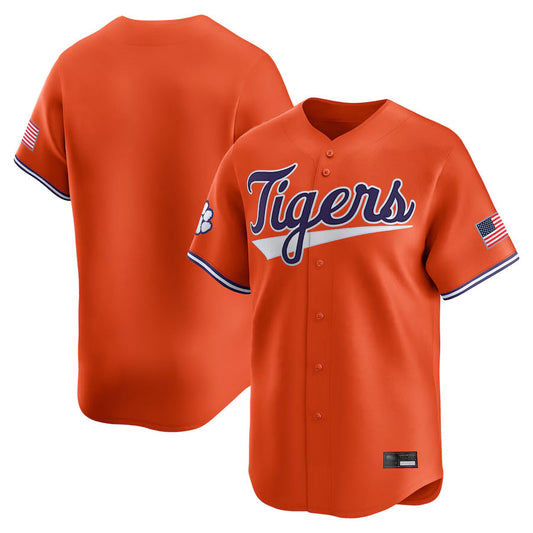 C.Tigers Blank Player Orange College Jerseys Limited Baseball Jerseys