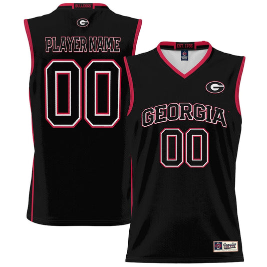 Custom Georgia Bulldogs Black Lightweight Blackout Basketball Jerseys