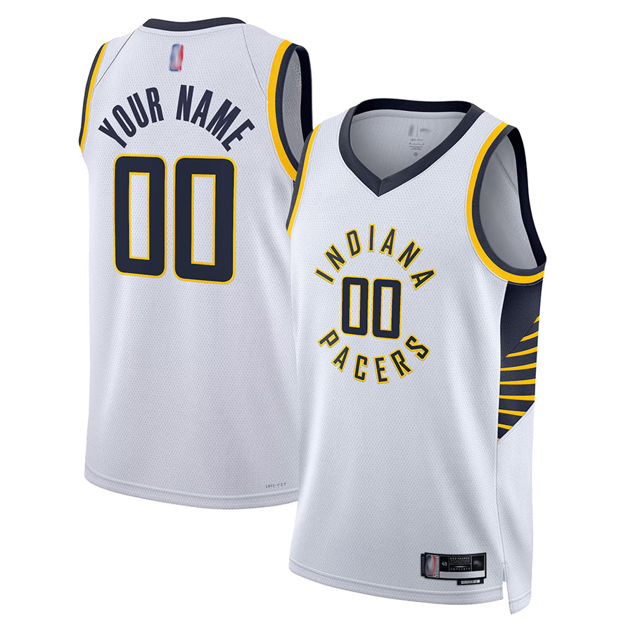 Custom IN.Pacers Black City Edition Swingman Replica Basketball Jerseys