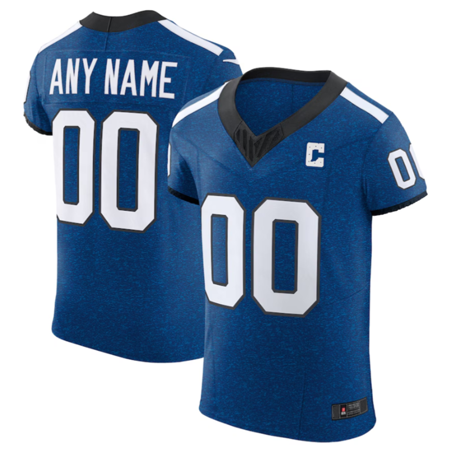 Custom IN.Colts Royal Vapor F.U.S.E. Elite Custom Jersey -American Stitched Football Jerseys