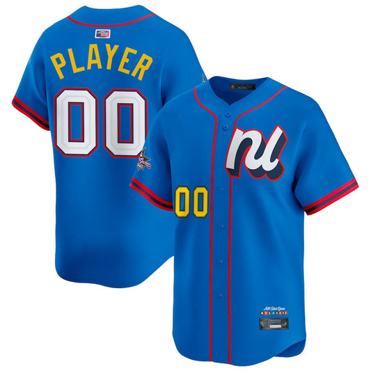 Custom National League Blue All-Star Edition Pick-A-Playre Limited Baseball Jerseys