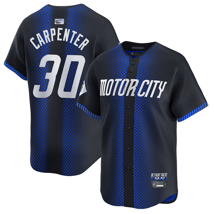 D.Tigers #30 Kerry Carpenter Player City Connect Limited Baseball Jerseys