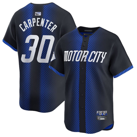 D.Tigers #30 Kerry Carpenter Player City Connect Limited Baseball Jerseys