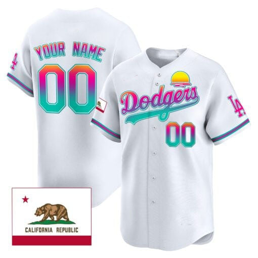 Custom LA.Dodgers City Style Vapor Premier Limited Baseball Jerseys