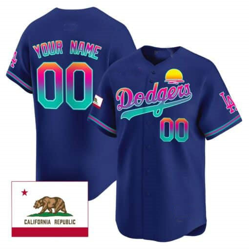 Custom LA.Dodgers City Style Vapor Premier Limited Baseball Jerseys