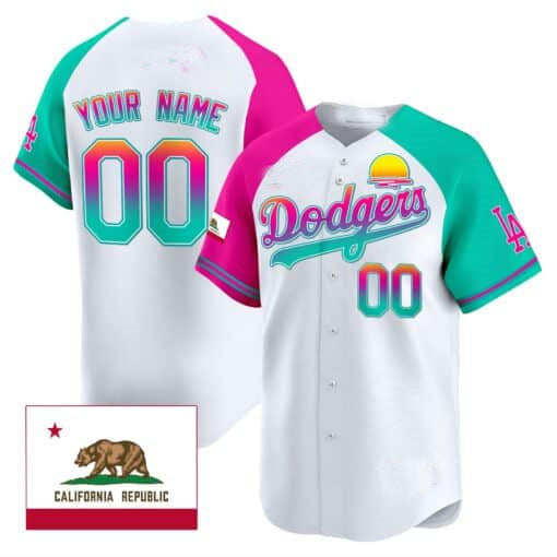 Custom LA.Dodgers City Style Vapor Premier Limited Baseball Jerseys