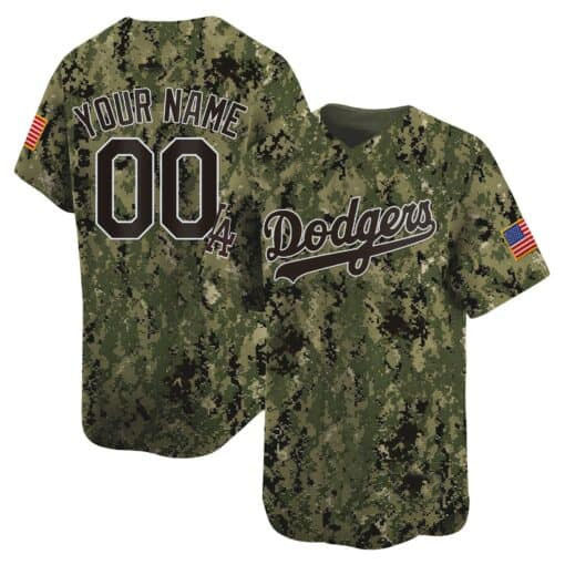 Custom LA.Dodgers USMC Alternate Vapor Premier Limited Baseball Jerseys