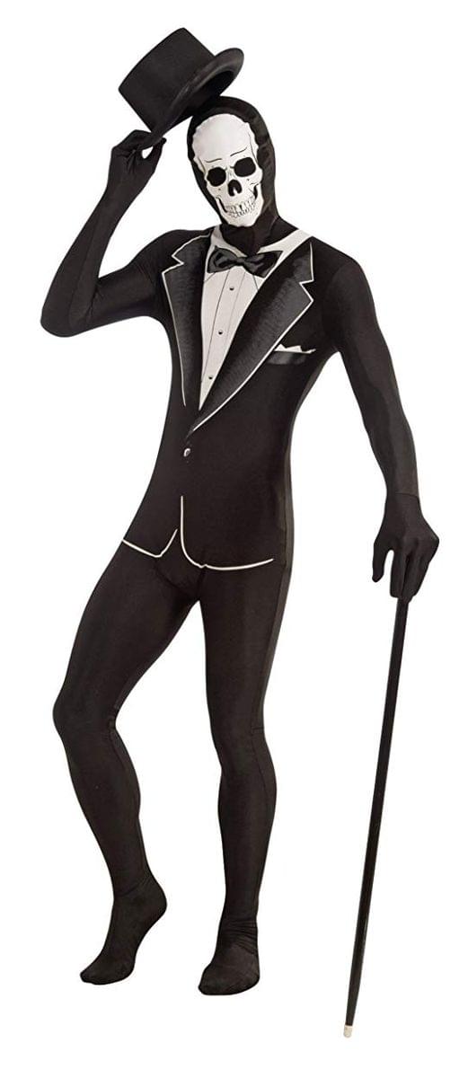 Disappearing Man Skull Tuxedo Size Teen Standard