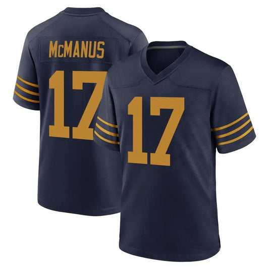 GB.Packers #17 Brandon McManus Player Navy The 1923 Classic Game Football Jerseys