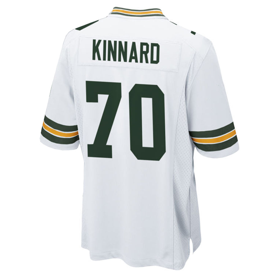 GB.Packers #70 Darian Kinnard Player White Home Game Football Jerseys