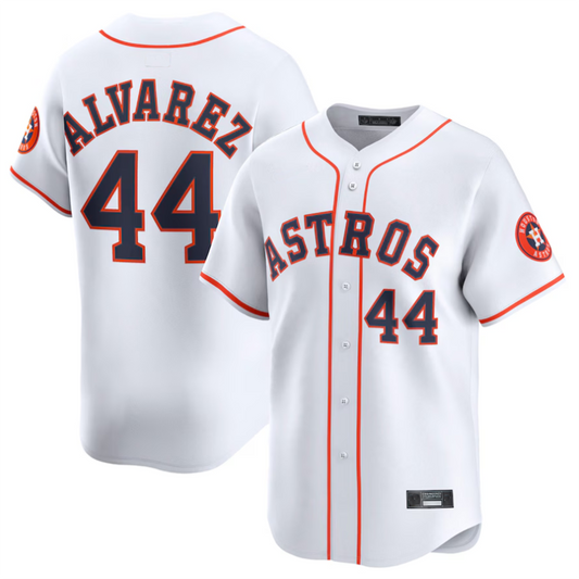 H.Astros #44 Nolan Ryan Player White Throwback Cooperstown Collection Limited Baseball Jerseys