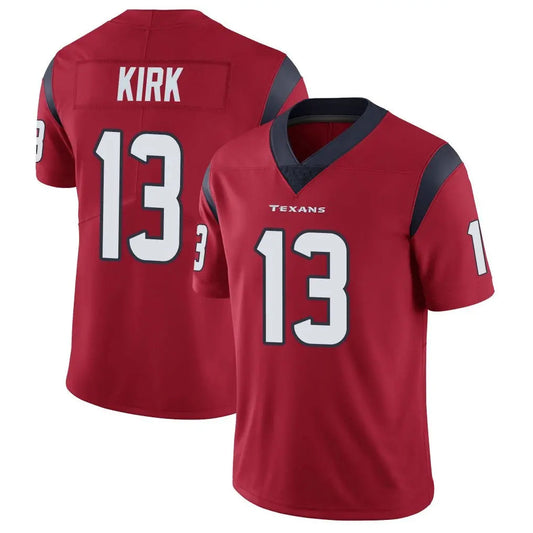 H.Texans #13 Christian Kirk Player Red Vapor Limited Football Jerseys