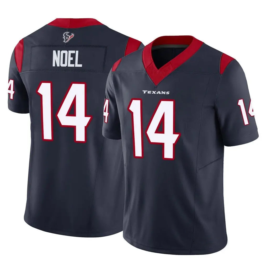 H.Texans #14 Jaylin Noel Player Limited Navy Vapor F.U.S.E. Football Jerseys