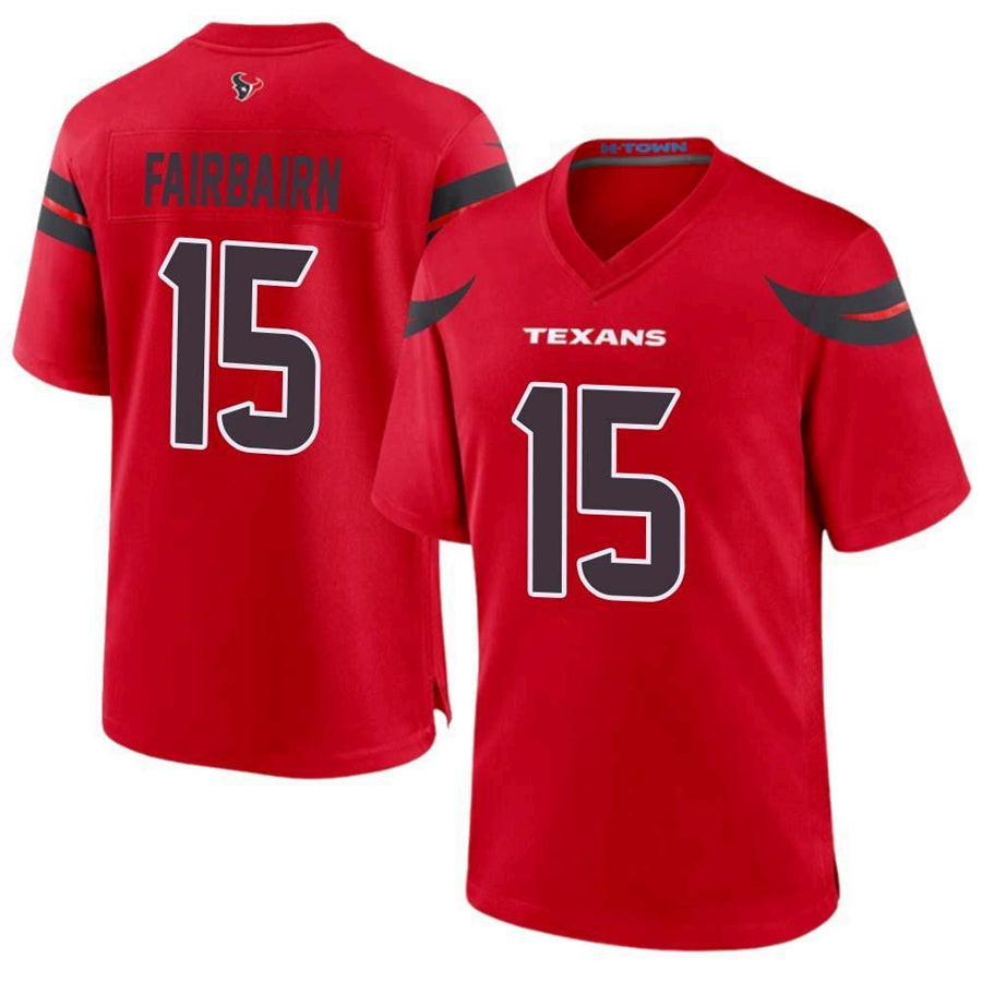 H.Texans #15 Ka'imi Fairbairn Player Red Home Game Football Jerseys